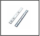 Trueliving_TELESCOPIC  Silver SLIDE MS SOFT CLOSE PREMIUM HEAVY (ZINC) *10''